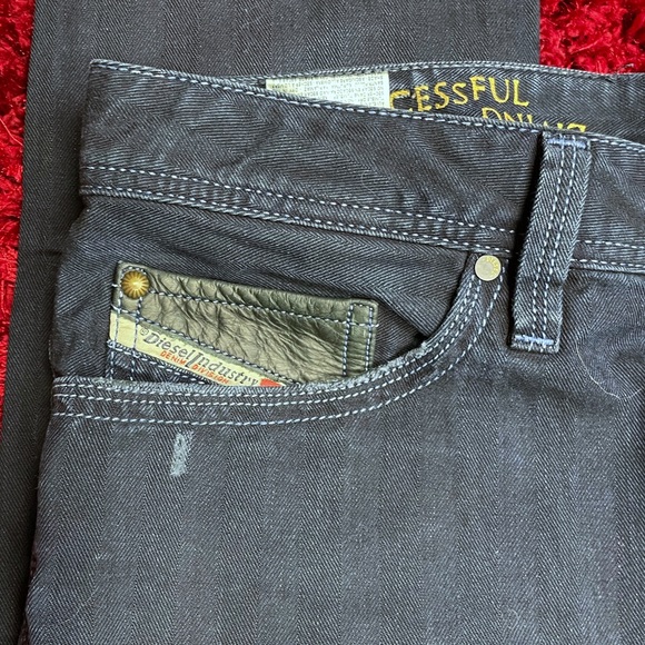 Diesel Thanaz Slim Skinny Blue Jeans 32 x 32 Light 0601K - Picture 7 of 13